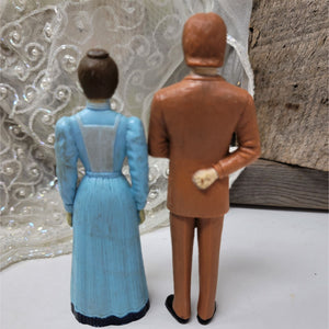 Vintage 1970's Man & Woman Figurine Doll House Tarco