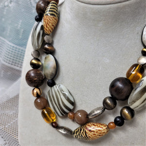 Premier Designs Double Strand Vintage Necklace