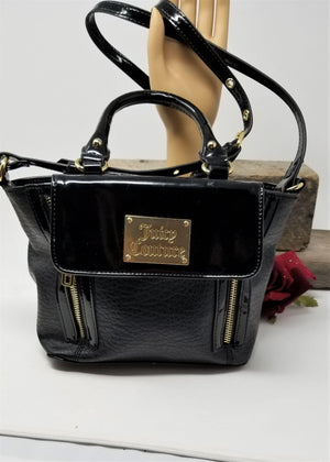 Juicy Couture Black Patent Leather Trim