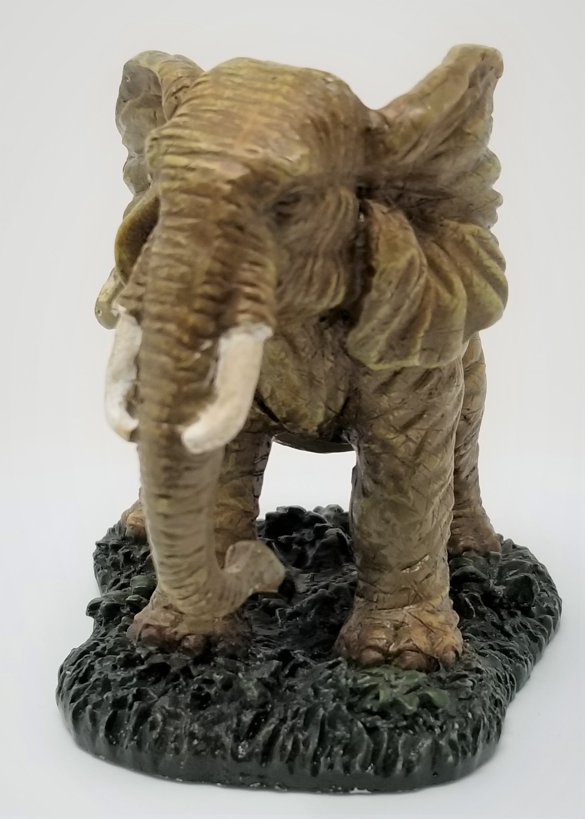 Handsome Vintage Elephant Figurine Small Wildlife