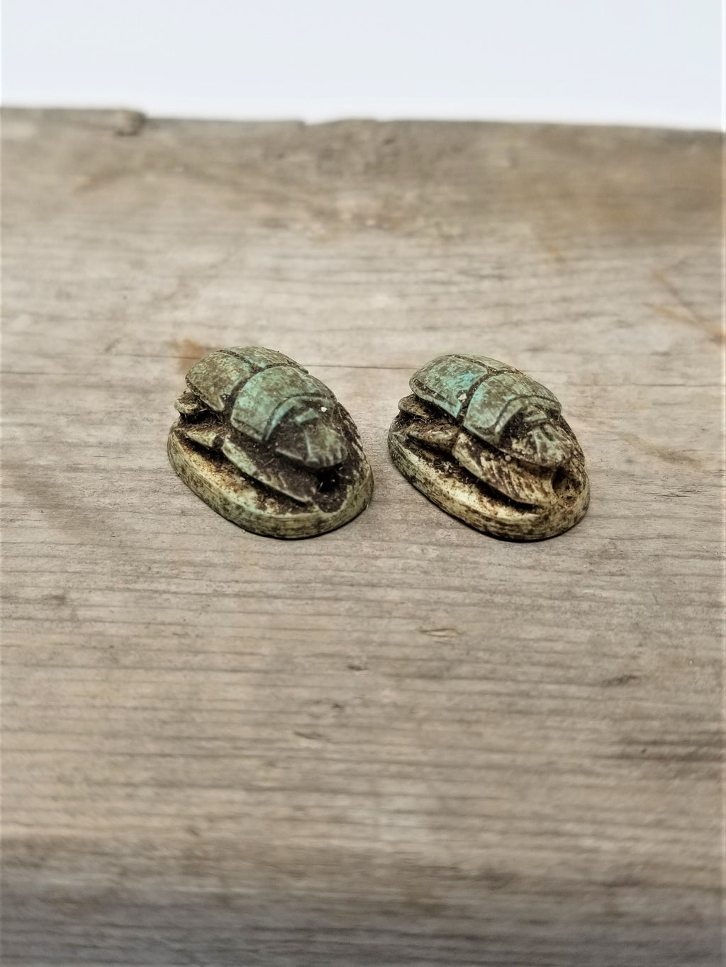 Vintage Scarab Beads from Egypt