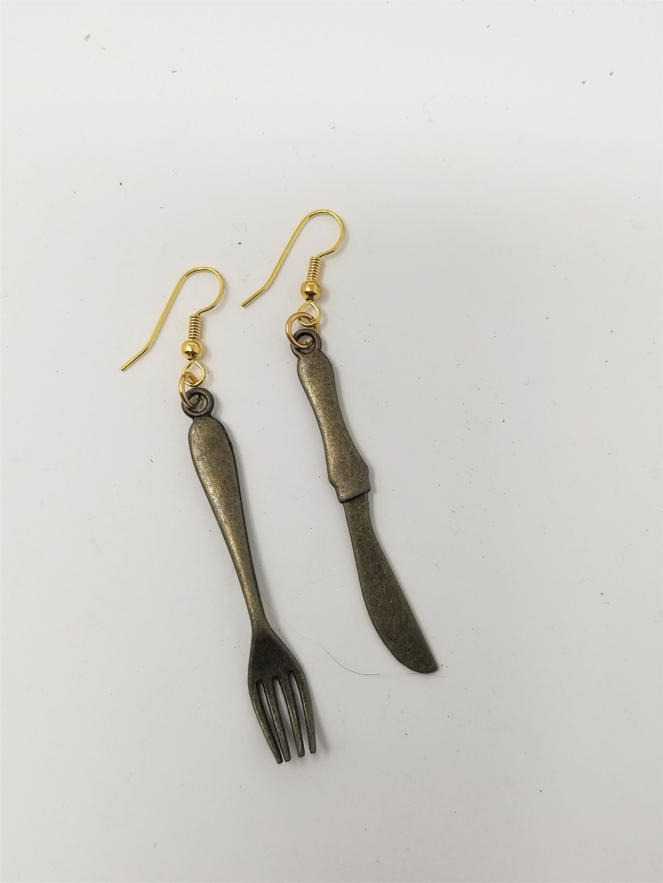 Fork and knife Earrings Pierced Earrings