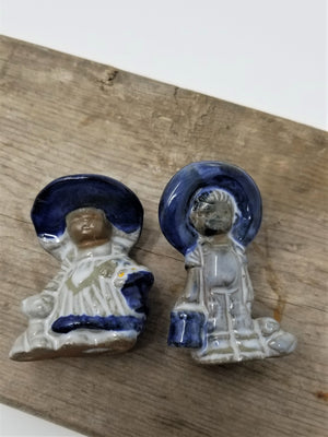 Cute Vintage Clay Glazed Figurines Miniatures