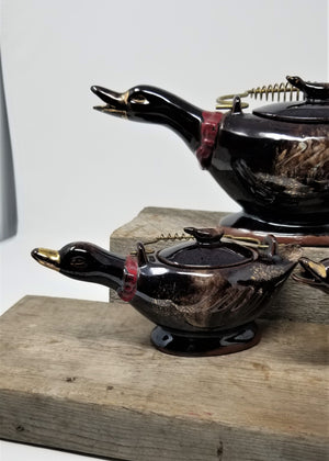 Vintage Duck Tea Set Made in Japan 3 Pc Set