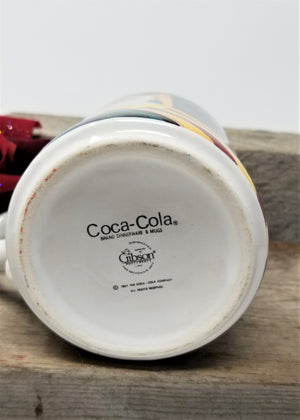 Vintage Coca-Cola Mug 1997 Gibson Pin up Girl
