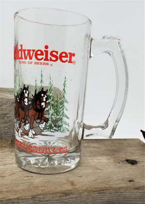 Vintage 1989 Anheuser-busch, Inc. King Of Beer Budweiser Glass Steins