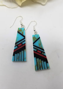 Stunning Southwest Style Dangle Earrings Native American style