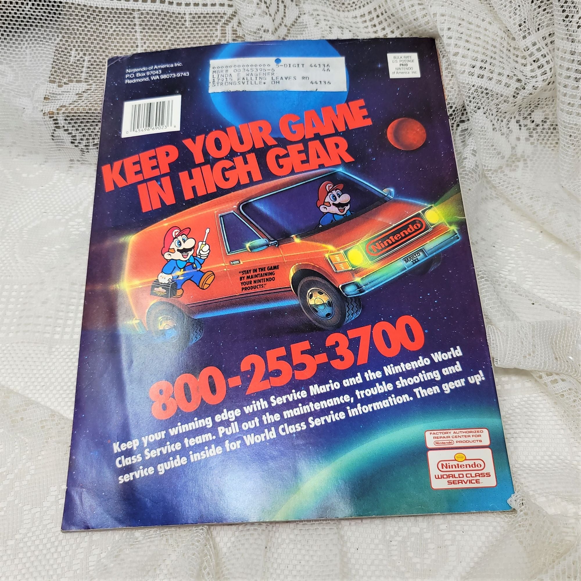 1991 Nintendo Power Magazine Vol. #29 October SNES Star Trek, Flintstones Poster