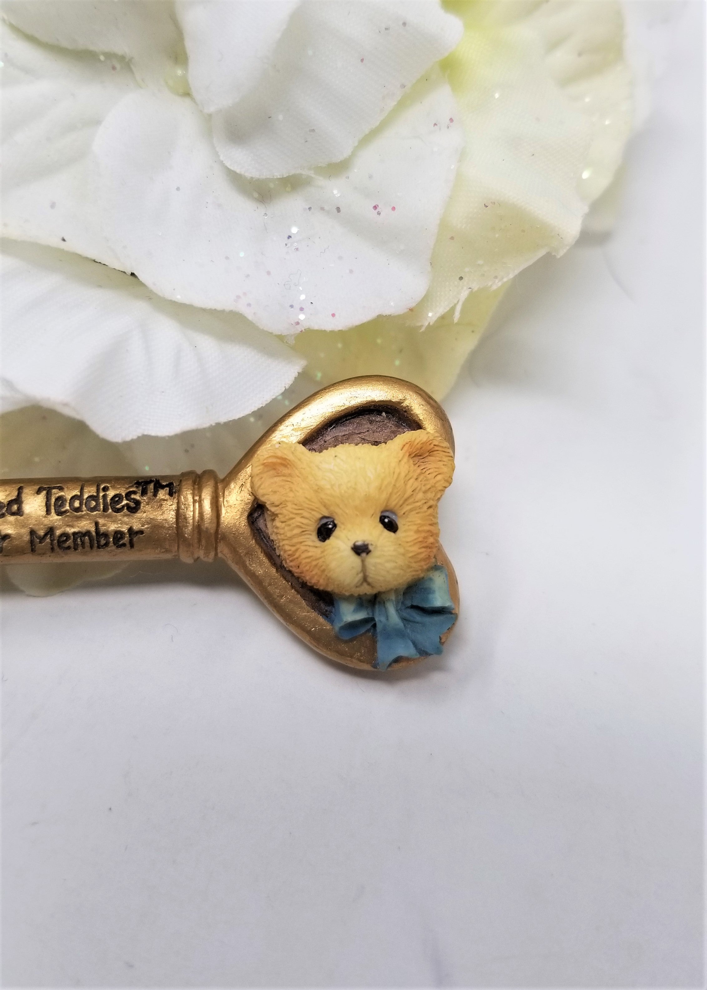 Vintage Cherished Teddies Charter Member Pin Bear Brooch