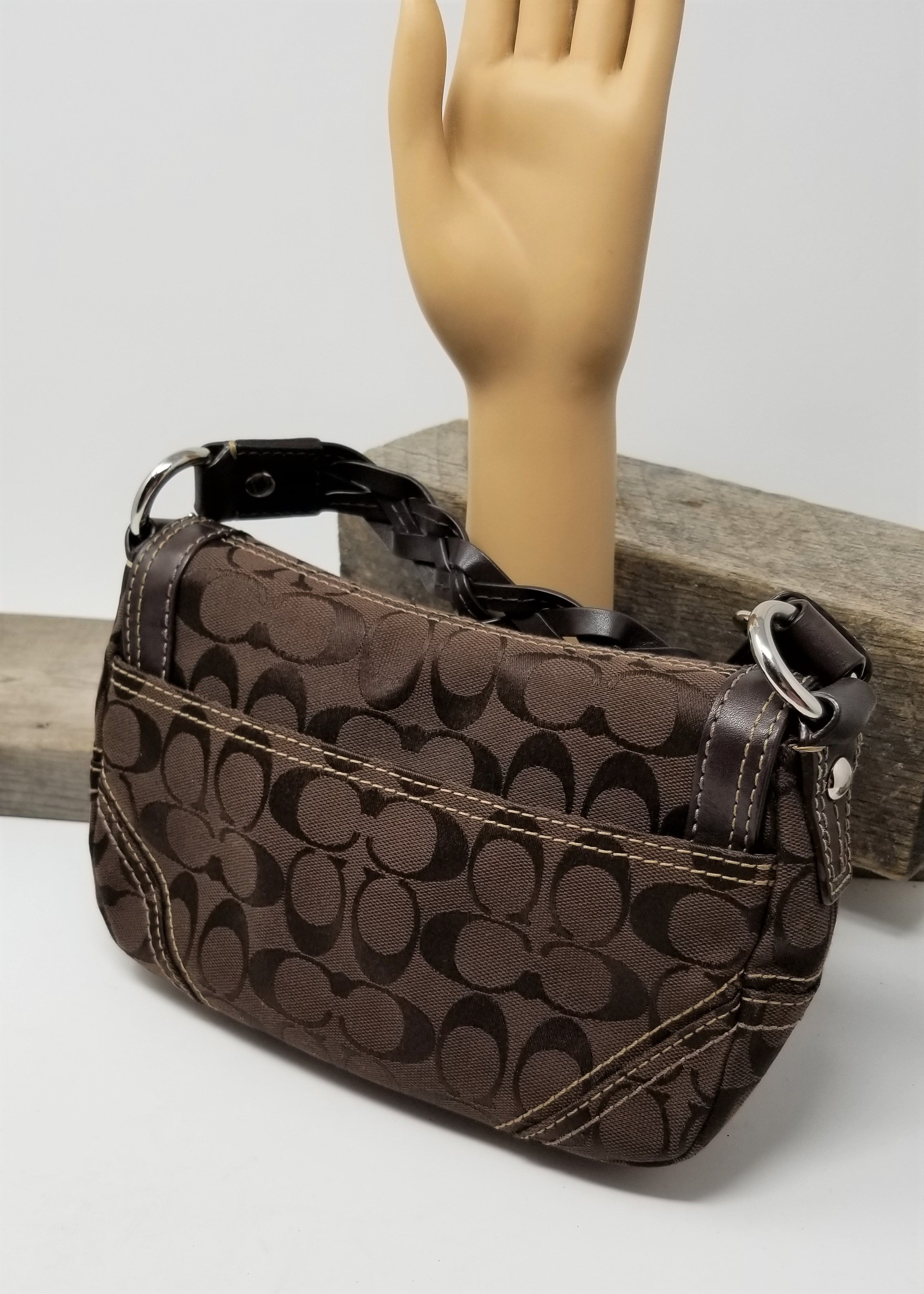 Buy Coach Handbag Tabby Signature With Og Box And Dust Bag (Brown Black)  (CS629)