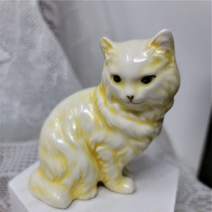 Sweet Little Kitty Cat Figurine Porcelain