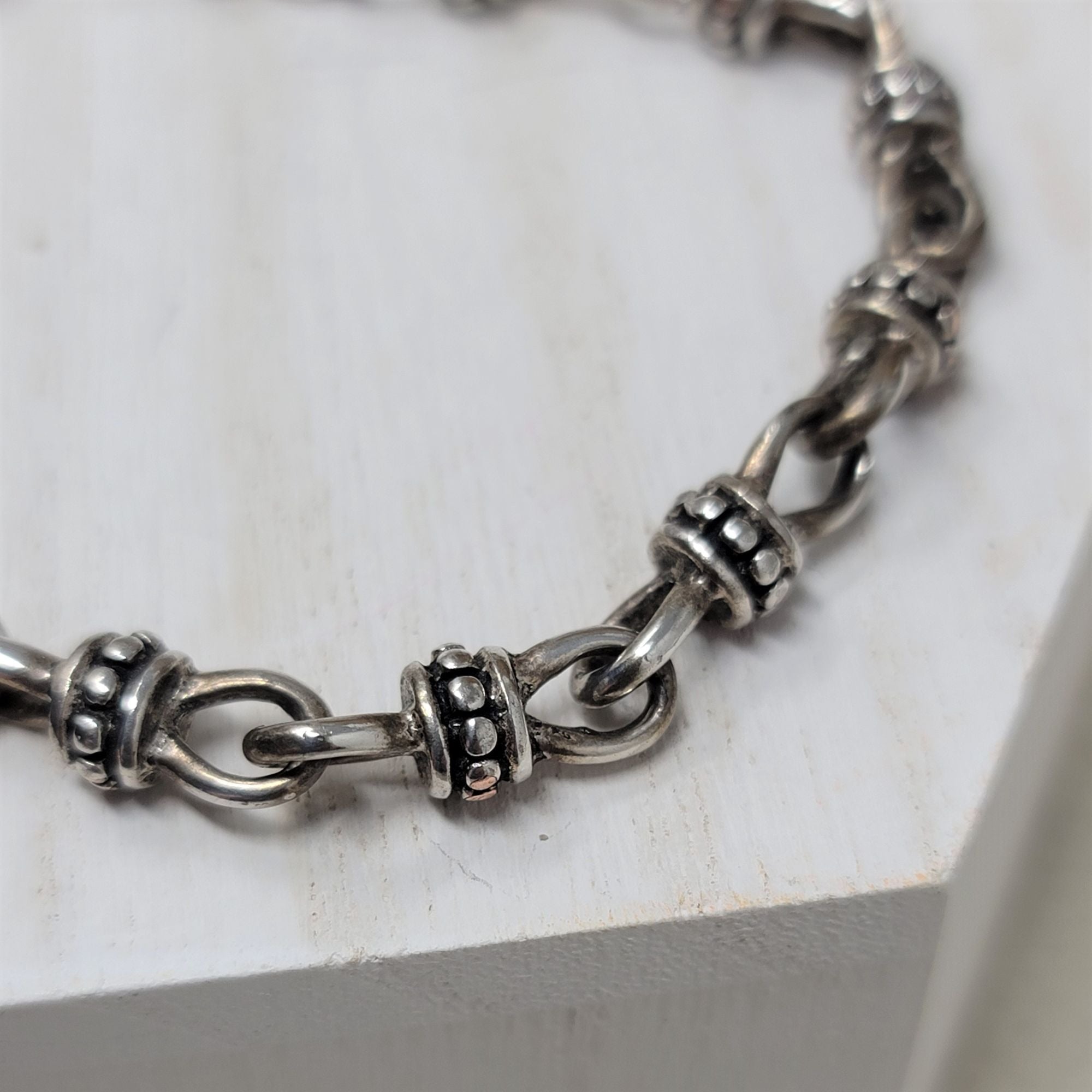 Premier Designs Vintage  Silver tone Link Bracelet Woman's