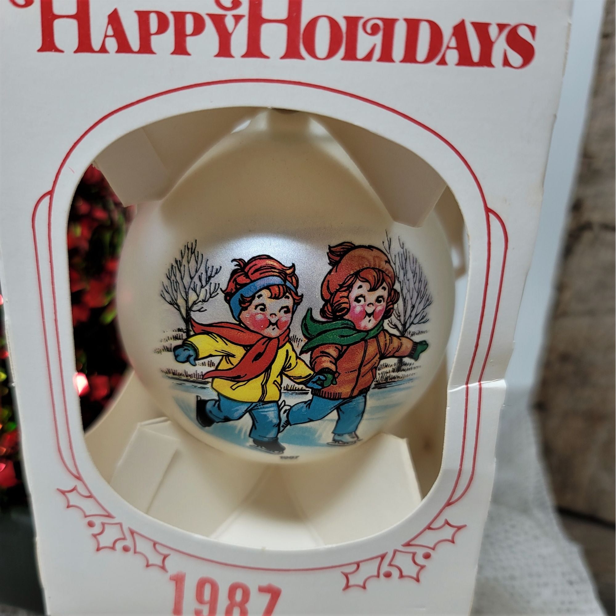 VINTAGE 1987 Campbell's Soup Kids Christmas Ornament