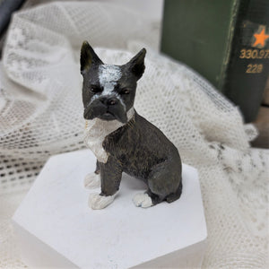 Boston Terrier Figurine Super Cute