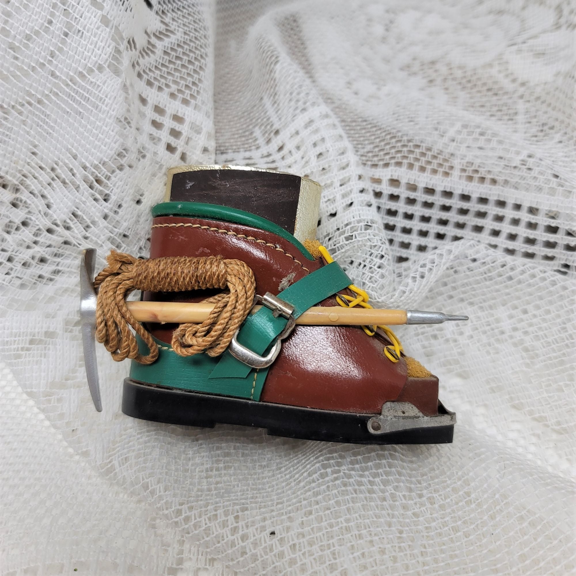 Vintage Germany Souvenir Hiking Boot Toothpick Holder