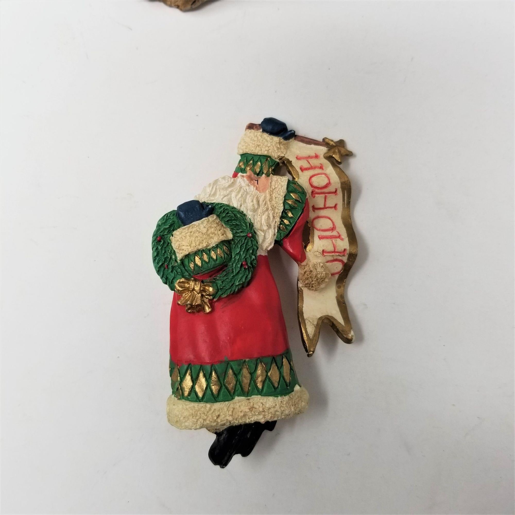 Vintage Style Santa Clause Pin Brooch