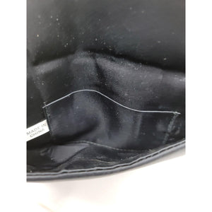 Pretty Black Beaded Clutch Purse Handbag